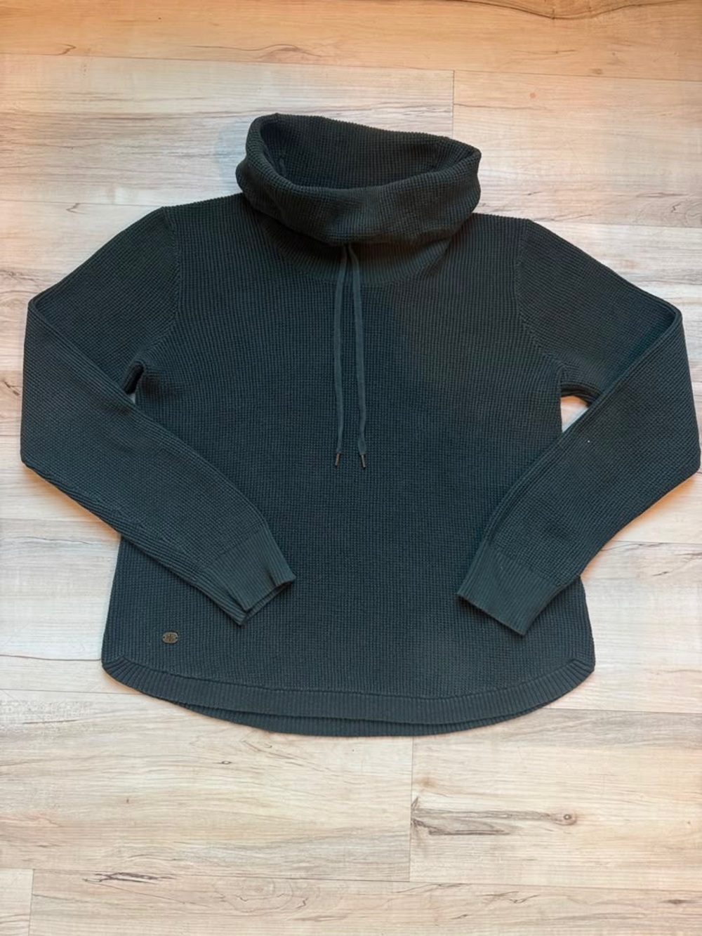 Ralph Lauren Dark Green Cowl Neck Knit Pullover